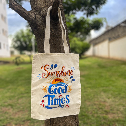 Ecobag "sunshine and good times"