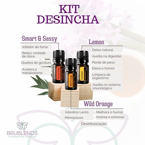 Óleos Essenciais - Kit Desincha