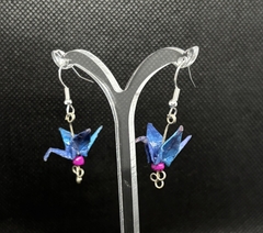 Aretes Origami Grulla Largo en internet