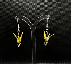 Imagen de Aretes Origami Grulla Largo