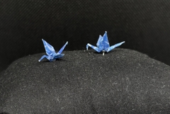 Aretes Origami Grulla - tienda en línea