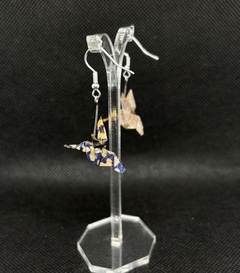 Imagen de Aretes Origami Colibrí