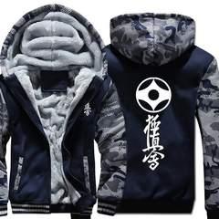 Moletom Karatê Kyokushin com mangas camufladas