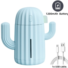 Umidificador de ar - 340ML - Cacto - Recarregável na internet