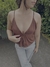 Cropped Florença - marrom - comprar online