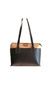 Bolsa Couro Legitimo | Boston Bag Preto/Nude | 2863
