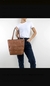 Bolsa Couro Legitimo | Shopping Bag Caramelo | 2944 na internet