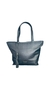 Bolsa Couro Legitimo | Shopping Bag Preta | 2046