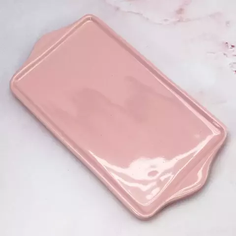 PLATO RECTANGULAR ROSA