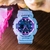 Relógio G-shock baby G feminino rosa e cinza