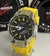 Relógio G-shock GA2100D transparente amarelo esportivo - loja online