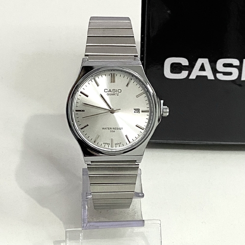 Relógio Casio vintage MQ-24 analógico prata novo - comprar online