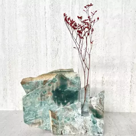 Vaso Monts Cilindro - Laguna Green