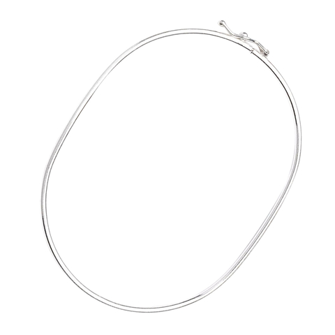 Bracelete de Prata Rígido Liso Fino