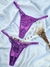Calcinha Personalizável Roxo | Borboleta e Lantejoulas