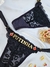 Calcinha Fio Personalizável | Borboleta Tule Beijo Preta - comprar online