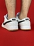 Nike Dunk Low - Branco E Preto Sola Marrom na internet