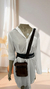 Bolsa de couro marrom