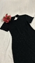 Vestido preto tubinho