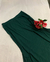 Saia longa verde