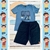 Conjunto Masculino Infantil - Camiseta com Short - Respect