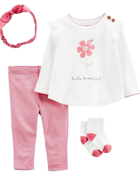 Trio Carter´s Floral Hello