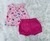 Conjunto Brandili Bata e Short Balone flores e corações rosa - comprar online