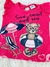 Conjunto Marlan - Blusa e Short - Ursa praia rosa - Doce Infância Baby Store