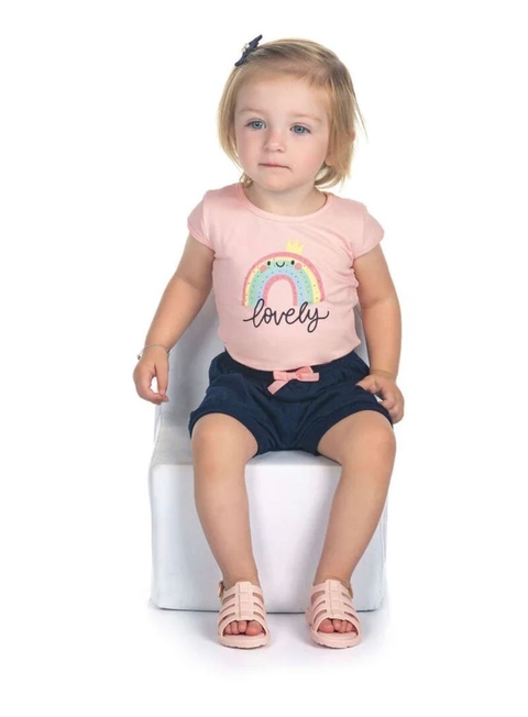 Conjunto Tileesul - Blusa e Short - Arco iris