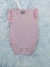Body Bebê Milon Cotton Rendado Rosa - comprar online