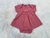 Body Vestido Bebê Milon poá rosê - comprar online