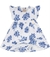Body Vestido Bebê Milon Floral off e azul - comprar online