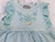 Vestido Bebê Milon Verde agua bordada na internet