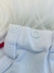 Body Bebê Milon Cotton Branco Liso detalhe gola vermelha - Doce Infância Baby Store