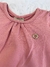 Blusa Milon - Bata Rosa Frapê lisa - loja online