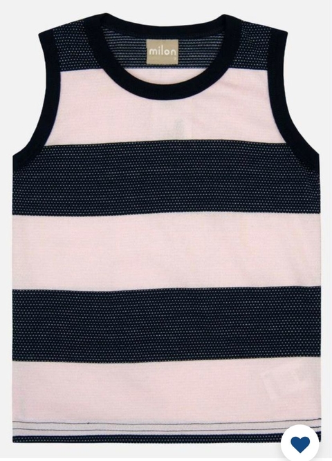 Regata Milon Listrada Rosa e azul