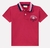 Camiseta Baby Masculina Milon Gola Polo Legendary Vermelha