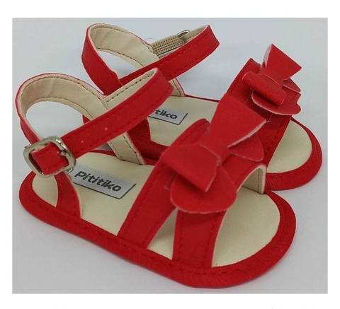 Sandalia Baby Pititiko vermelha