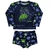 Moda Praia - Fakini Kids - Conjunto Camiseta Mangas Longas e Sunga Boxer Fundo do Mar - Doce Infância Baby Store