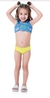 Moda Praia - Fakini - Conjunto Biquíni Moda Praia boia Dino Amarelo e Azul