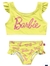 Barbie - Conjunto Biquíni Moda Praia Barbie Amarelo
