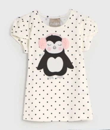Blusa Milon Pinguim Poá