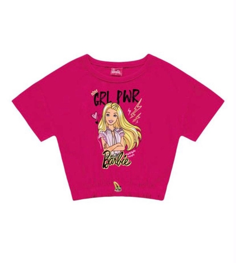 Blusa Barbie Pink Azaleia estilo croped
