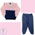 Conjunto Moletom Viston peluciado - Blusa com Calça - Super Girl Rosa na internet