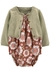 Conjunto Carter´s - 2 peças - Romper floral com cardigan