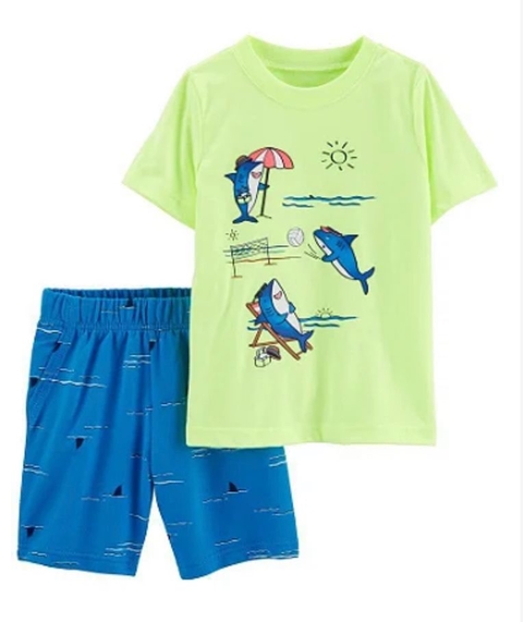 Conjunto Carter´s - 2 peças - Praia