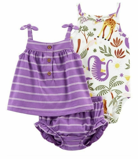 Trio Carter´s regata animais