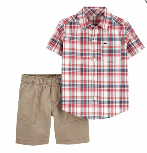 Conjunto Carter´s - Camisa Social e Short