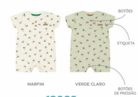 Macaquinho TileeSul Baby - Coqueiros