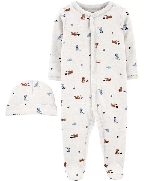 Kit Macacão Pijama Carters Animais